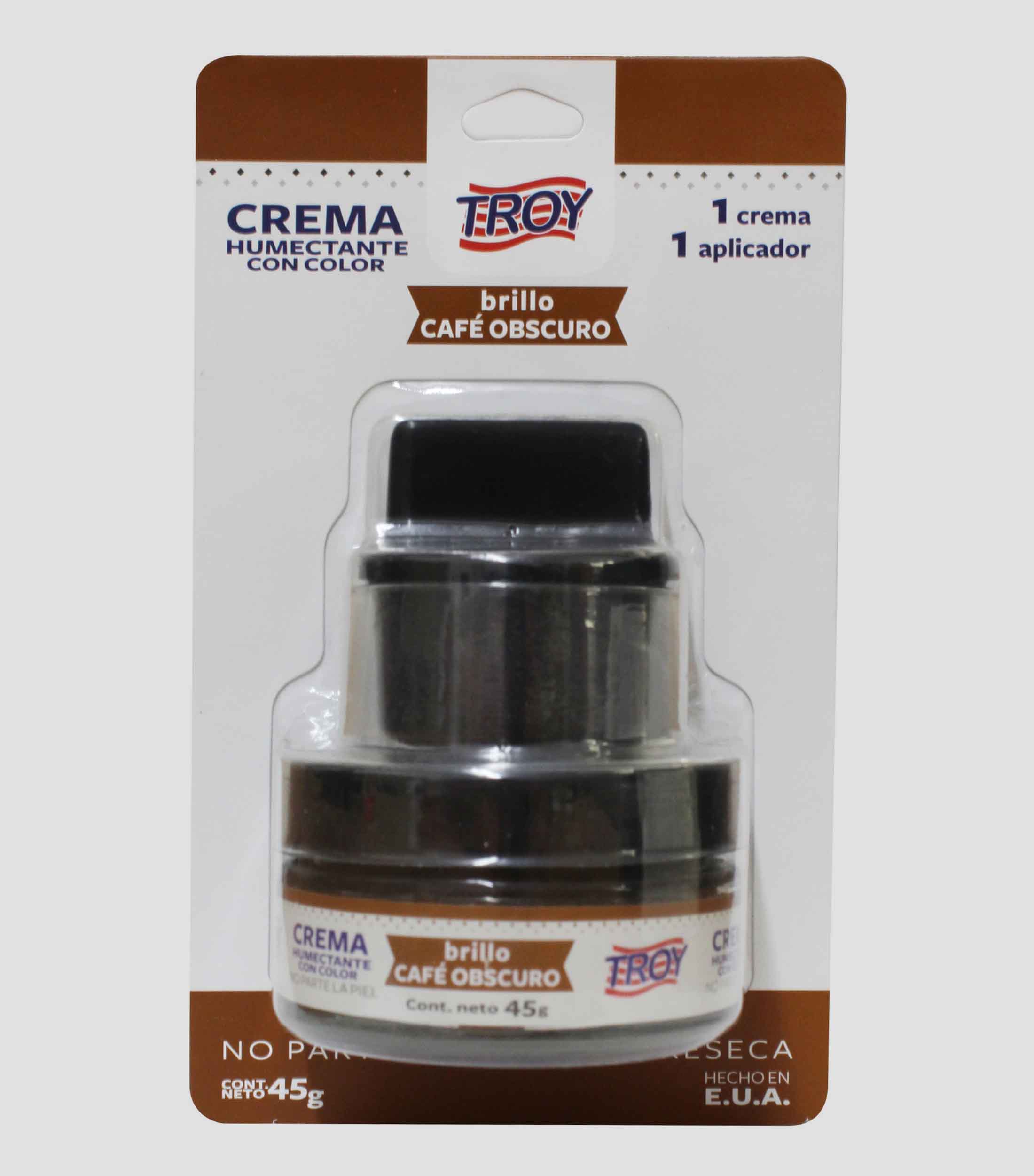 Crema Humectante para Calzado color café, 45 gr